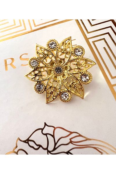 ODDA TASARIM ATÖLYESİ Full Yellow Design Motif Special Purpose Use Convenient Button - 5.5 cm