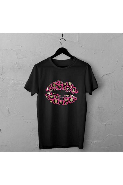 Massgai Μπλουζάκι Unisex Design Kiss Printed Oversize κοντό μανίκι 100% βαμβάκι