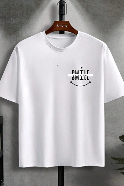 Massgai Unisex dizajn Osmeh svaki put Štampano 100% pamuk T-shirt