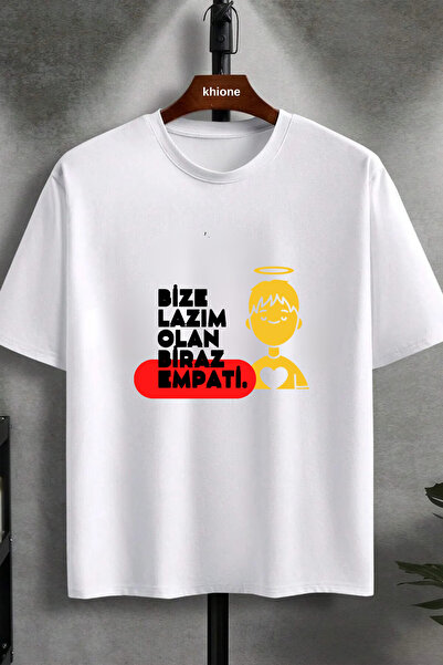 Massgai Unisex dizajn Treba nam malo empatije Štampano 100% pamuk T-shirt