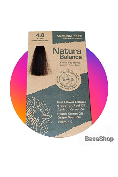 NATURABALANCE Natura Balance Amonyaksız Saç Boyası 4.8 Bitter