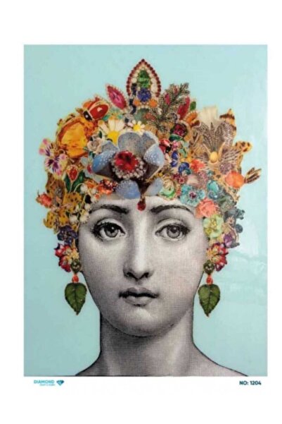 DERYA DESİNG ART ورق ديكوباج نحاسي رقم: DMND1204