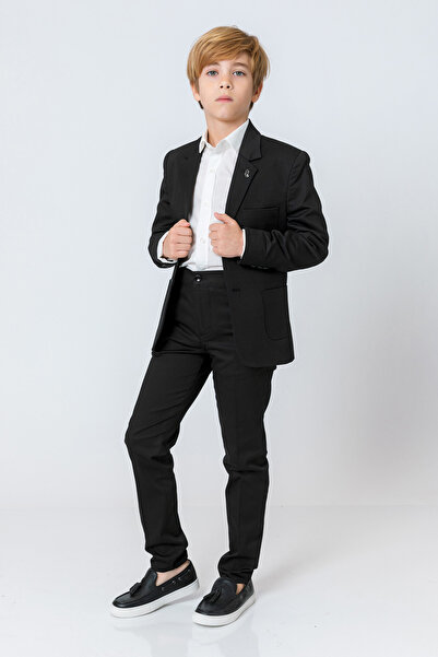 incity Boy's Shiny Fabric Classic Trousers