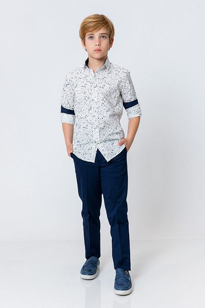 incity Boy's Shiny Fabric Classic Trousers