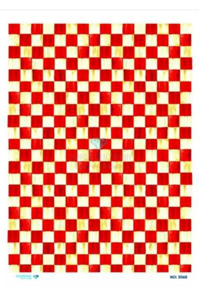 DERYA DESİNG ART ورق ديكوباج نحاسي مقاس 30 × 42 سم - رقم: DMND3068