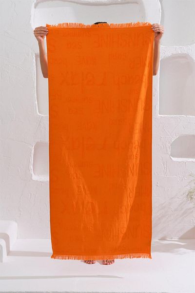 Homelover 70x150 Funday Peshtemal - 100% βαμβάκι, λεπτομέρεια με φούντα, πετσέτα παραλίας και θάλασσας
