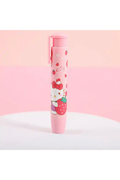 synshop Sanrio Kawai Kore Kırtasiye Hello Kitty Cinnamoroll My melody Pompompurin otomatik basmalı silgi