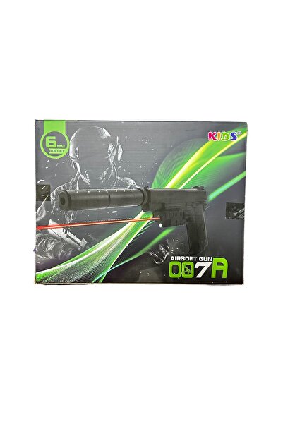 H.H.M ŞENVER TİCARET Oyuncak Tabanca Susturuculu Lazerli Oyuncak Tabanca