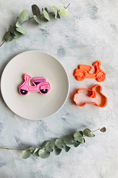 CESTOPİENO أداة تشكيل العجين للدراجة النارية - بسكويت/حلوى/طين بوليمر/عجينة ا...