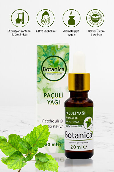 botanica زيت الباتشولي بوجوستيمون كابلين - زيت الباتشولي العطري للعلاج العطري...