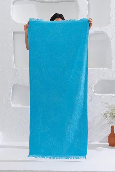 Homelover 100% bumbac peshtemal cu detaliu ciucuri prosop de plajă 70x150