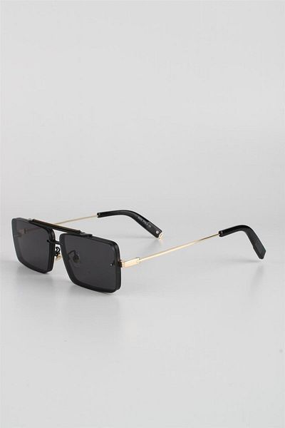 Max Polo نظارات شمسية للرجال - أسود مطفي، فلتر Uv400، موديل615221