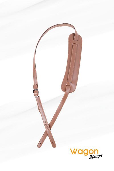 Wagon Straps Signature Series Guitar Strap - Brown