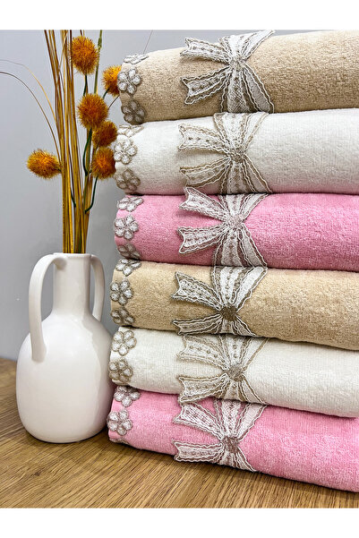 AYHANHOME 6 частин метелика гіпюру вишиті ромашки вишиті придане в коробці 50x90 набір рушників для обличчя для рук 50x90