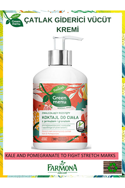 Farmona GREEN MENU ÇATLAK GİDERİCİ KREM 250ML