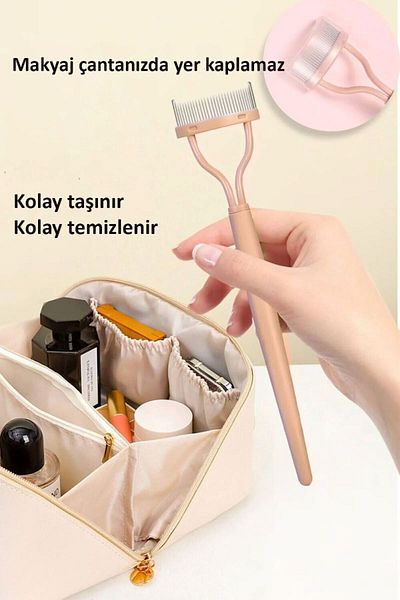 CARNIVAL LAND Eyelash Curling Tool Portable Eyelash Separator Curler Comb Kiprik Organizer Tool 1 Piece