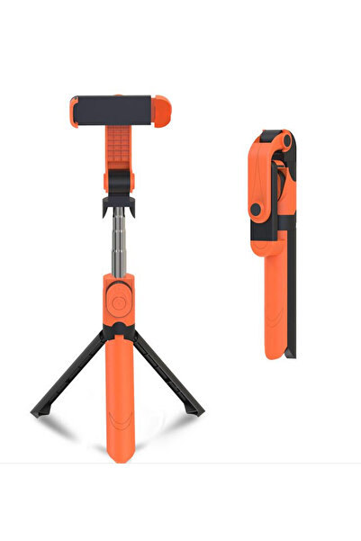ELSE NIPPON TURUNCU Bluetooth Kumandalı Selfie Çubuğu - Monopod Telefon Tutucu