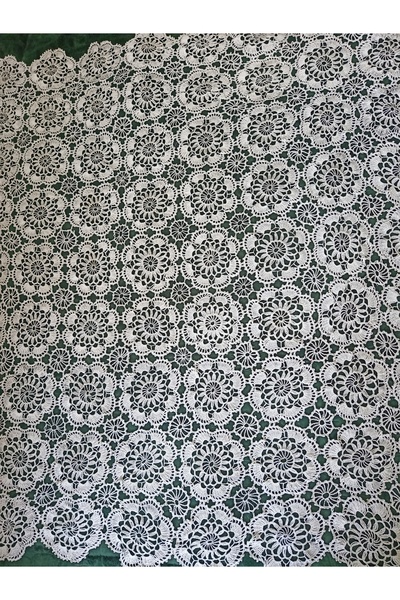 EL İŞİ Elişi Dantel Masa Örtüsü.100x90 Cm..