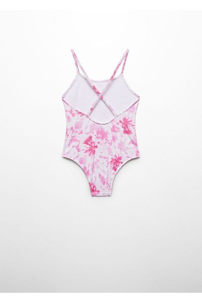 MANGO Kids Costum de baie roz pentru copii