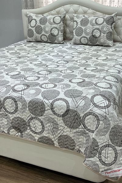 NANOSOFT Σετ Καπιτονέ Διπλό Κρεβάτι 200x230 cm |   2 Μαξιλάρι Κρανίο