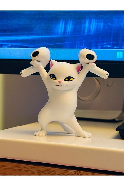 OKSCRAFT Magnetic Headphone Holder Cat - Fast Headphone Stand