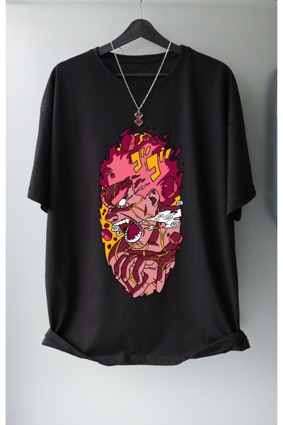 Fuddy Moda Oversize kroj Naruto Might Guy majica, unisex anime Štampano T-shirt