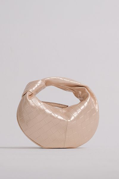Çantacımstore Women's Mini Jordie Handbag Braided Gold Bttg