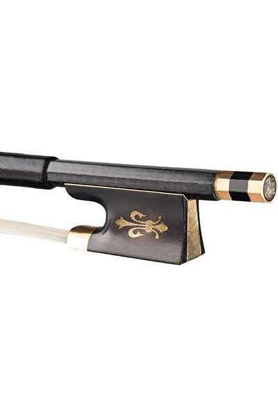 Segah Müzik 4/4 Keman Fiddle Yay Karbon Fiber Yuvarlak Sopa Abanoz Kurbağa At Kuyruğu