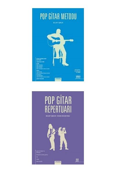 Segah Müzik Pop Gitar Metodu - Pop Gitar Repertuarı 2 Kitap Set!
