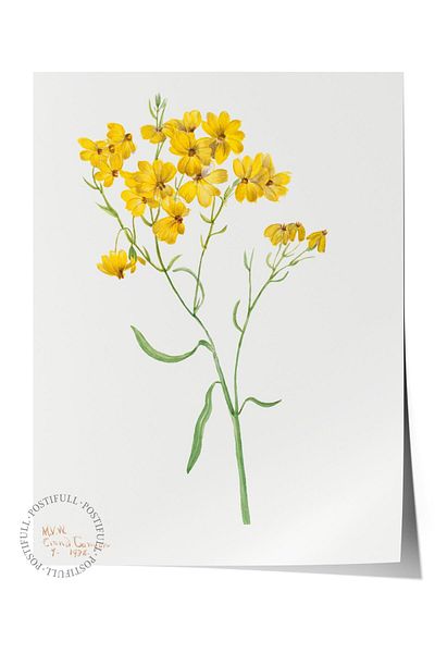 Postifull Frameless Poster Painting, Wall Poster, Artistic Hd Print, Yellow Vitality , Maximalist No:256