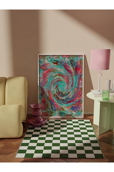 Postifull Frameless Poster Painting, Wall Poster, Artistic Hd Print, Galaxy Spiral , Maximalist No:273