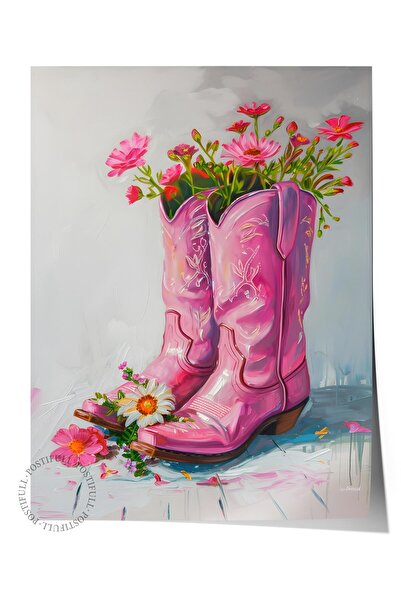 Postifull Çerçevesiz Poster Tablo, Duvar Posteri, Sanatsal Hd Baskı, Pembe Ba...