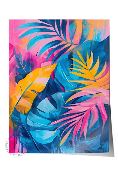 Postifull Slikanje postera bez okvira, zidni poster, HD print, među tropskim ...