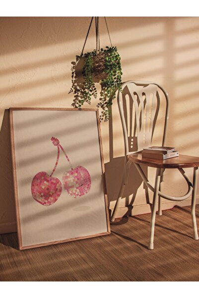 Postifull Çerçevesiz Poster Tablo, Duvar Posteri, Sanatsal Hd Baskı, Pembe Kiraz Mevsimi , Maximalist No:108