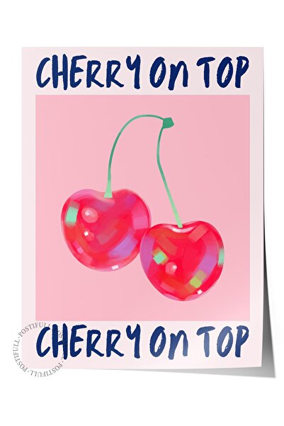 Postifull Çerçevesiz Poster Tablo, Duvar Posteri, Sanatsal Hd Baskı, Kirazın ...