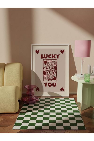 Postifull Frameless Poster Painting, Wall Poster, Artistic Hd Print, Luck with You , Maximalist No:237