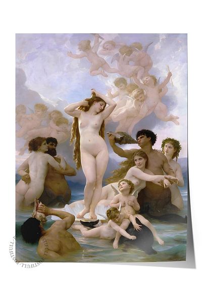 Postifull Frameless Poster Painting, Wall Poster, Artistic Hd Print, Greek Mythology , Maximalist No:261