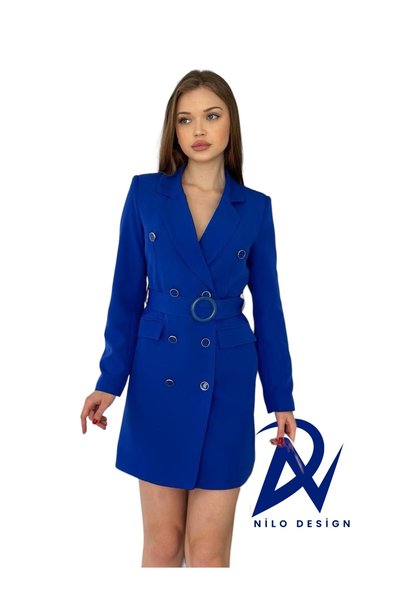 NILOO UZUN BLAZER CEKET ELBISE, BLAZER , CEKET