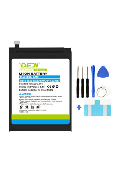 Deji Xiaomi Mi 9 Se Batarya Mucize Batarya Gerçek Tam Kapasite Batarya / Bm3m