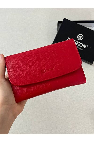 DERKON Medium Genuine Leather Women's Wallet