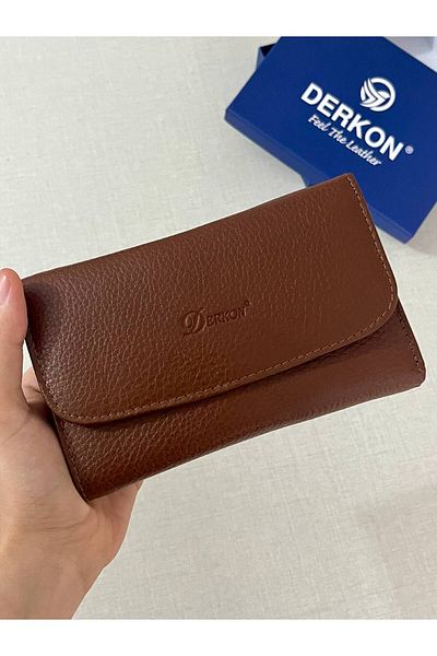 DERKON Medium Genuine Leather Women's Wallet