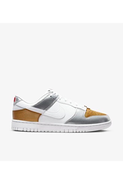 Nike Dunk Low Se 'silver Gold Metallic' Dh4403-700 Unisex Sneaker Ayakkabı