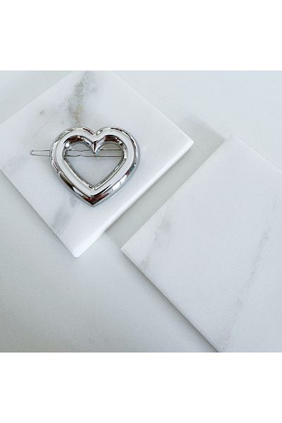 CHARMLUCKY Heart Metal Buckle
