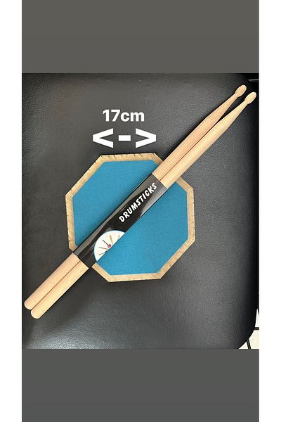 SEGAH TASARIM DRUM PRACTICE PAD 17CM BLUE - DRUMBUTT