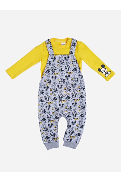 Mickey Mouse Lisanslı Salopet Takım 18337