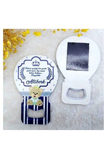 edoy Ayıcıklı Bebek Magnetleri Doğum Günü Bebek Mevlüt Magneti 75 Adet