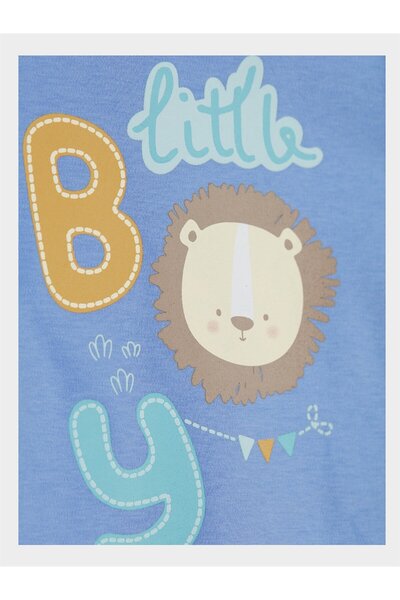 Panolino Baby Boy Printed Short Sleeve 2-Piece Bodysuit 20729