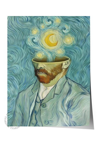 Postifull Çerçevesiz Poster Tablo, Duvar Posteri, Sanatsal Hd Baskı, Düşünen ...