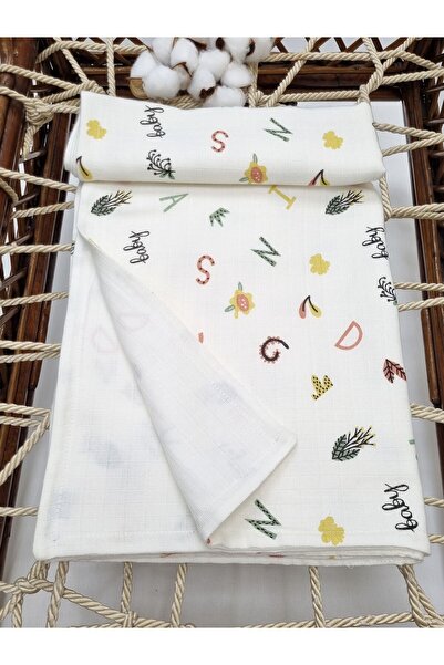 Yada Baby بطانية موسلين للأطفال - طبقة مزدوجة من نسيج القطن العضوي