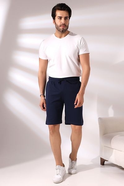 Endies Ανδρικό φαρδύ σορτς 20576 Navy Blue
